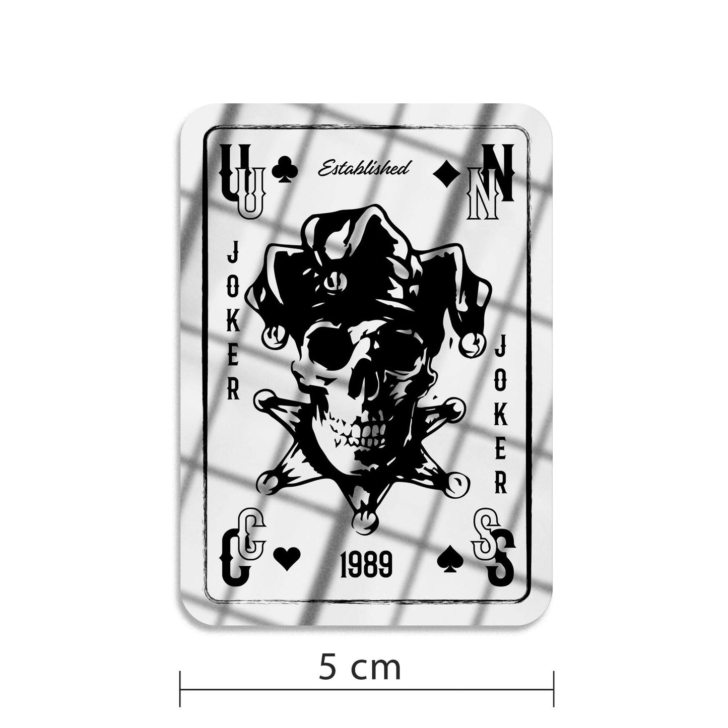 Sticker JOKER GOLD SILVER