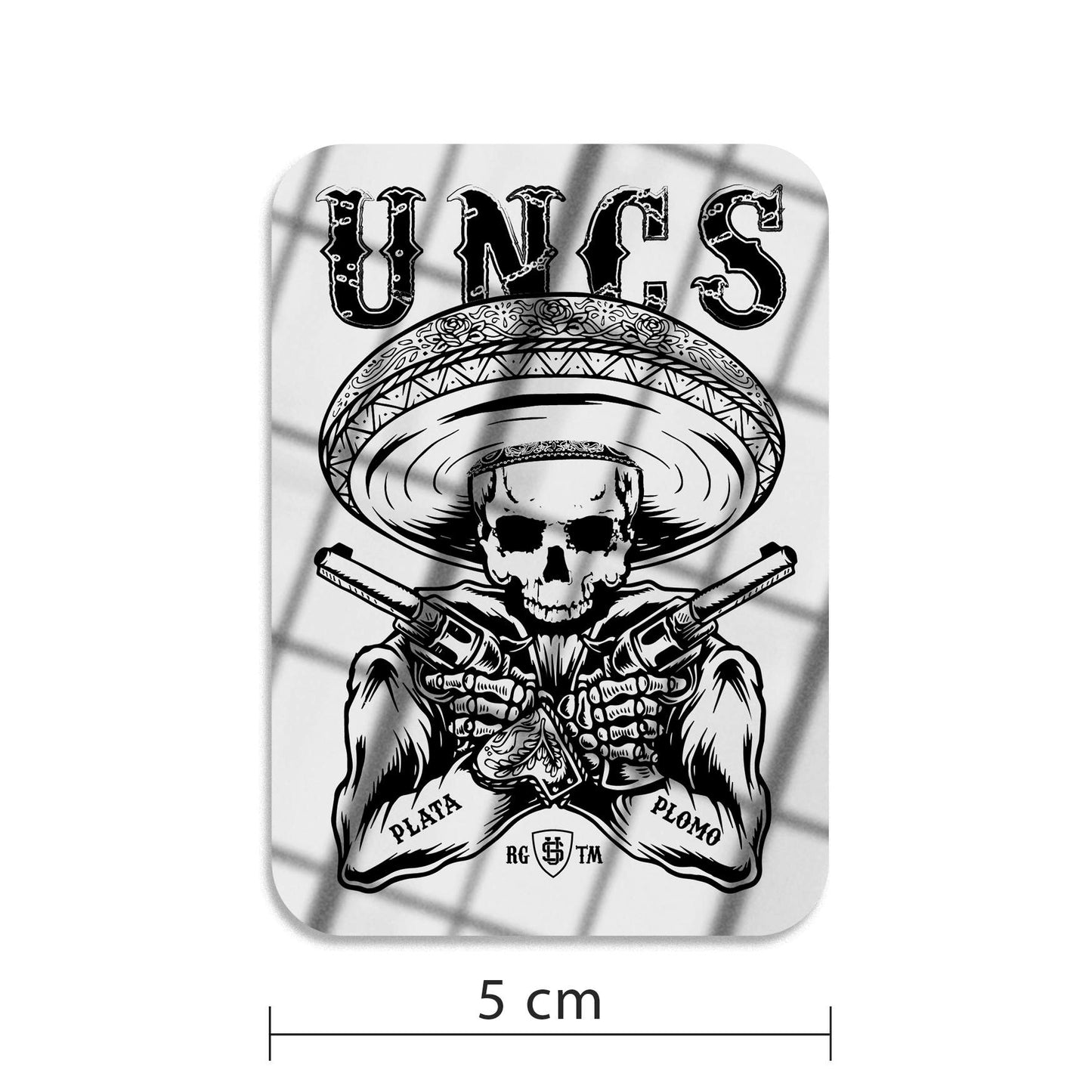 Sticker PLATA O PLOMO GOLD SILVER