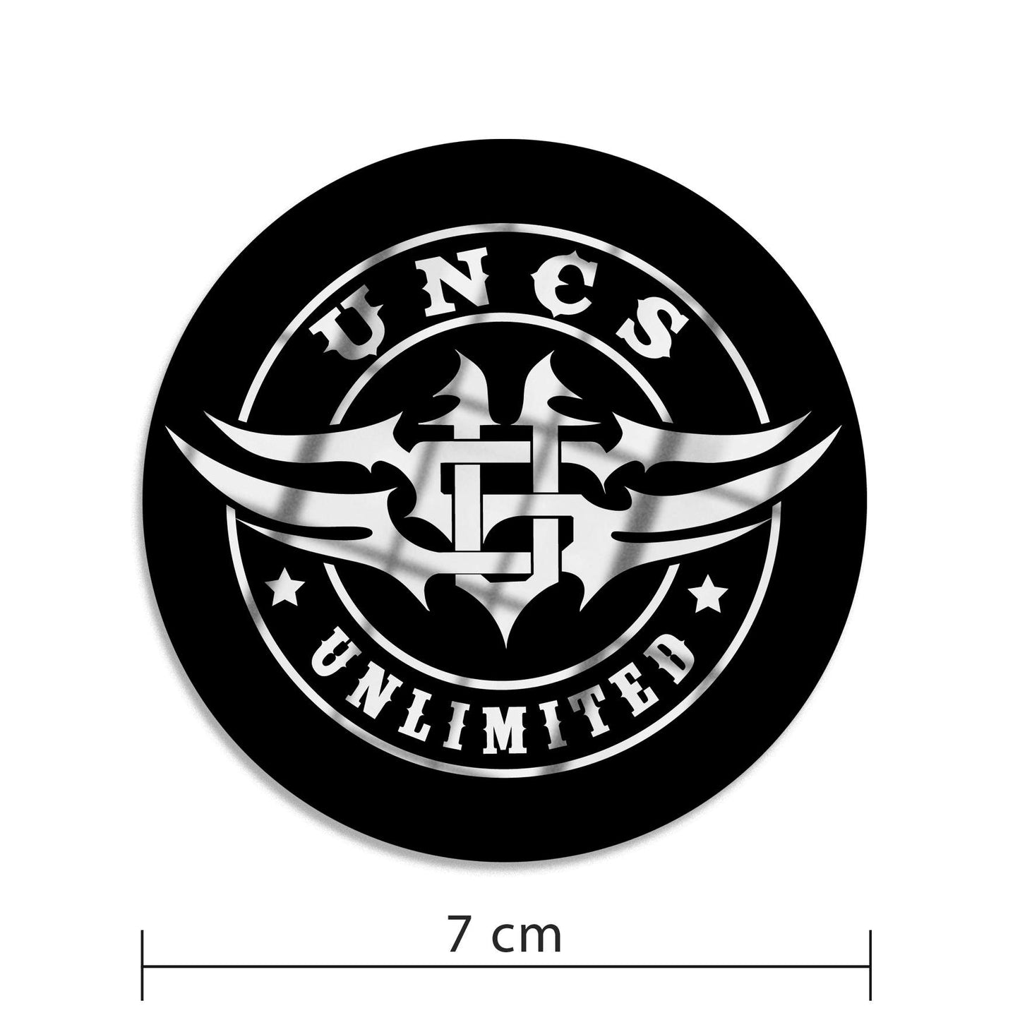 Sticker UNLIMITED GOLD SILVER