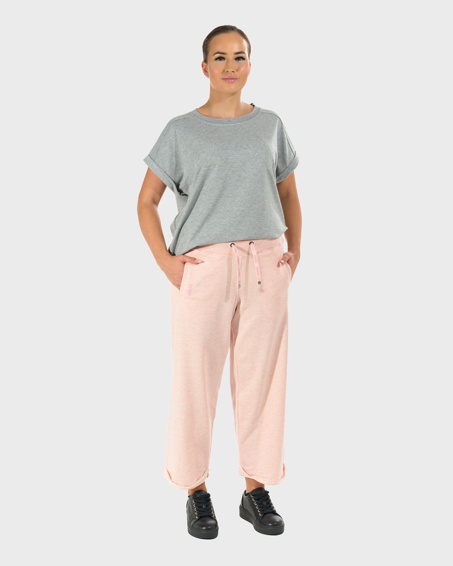SANDRA BABY PINK Women's sweatpants BABY PINK