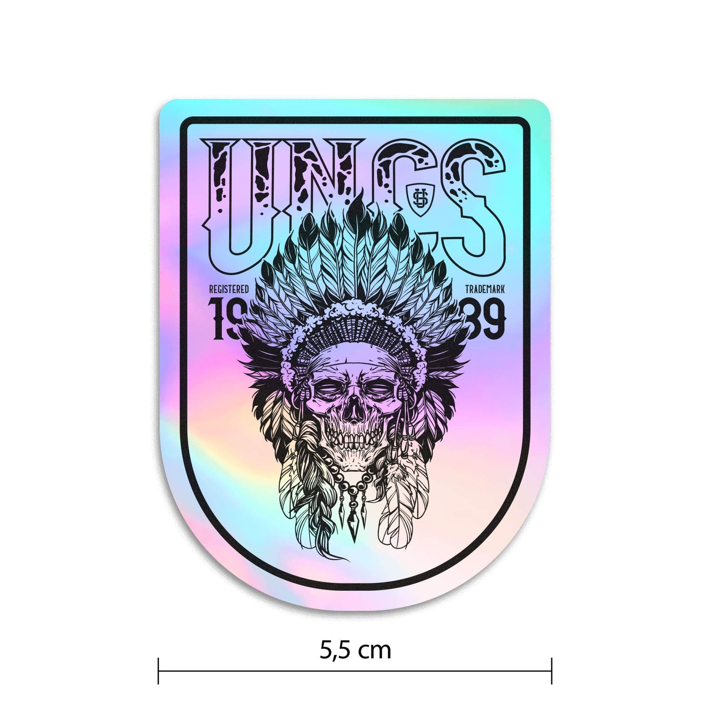 INDIAN III Sticker HOLOGRAPHIC