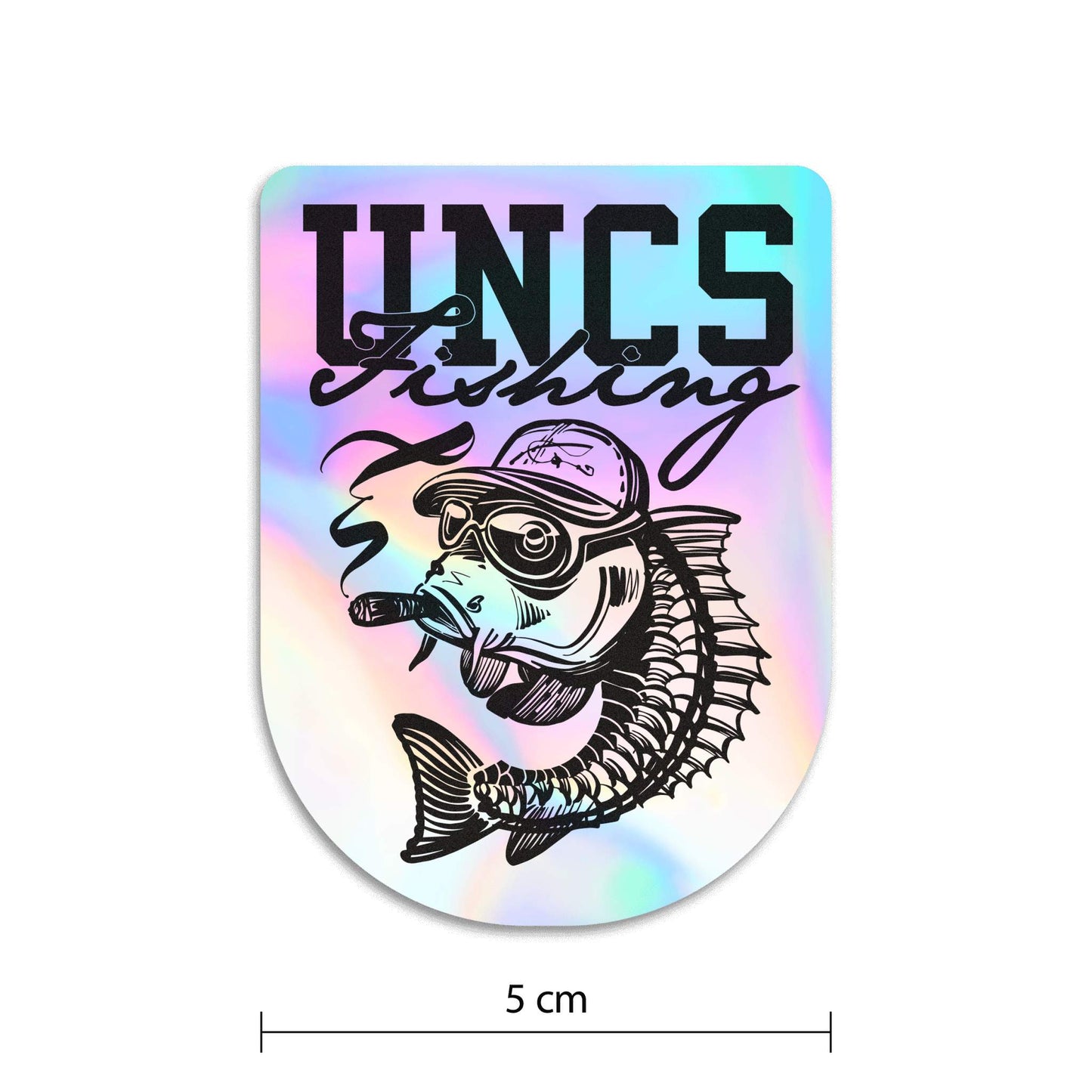 FISHING Sticker HOLOGRAPHIC
