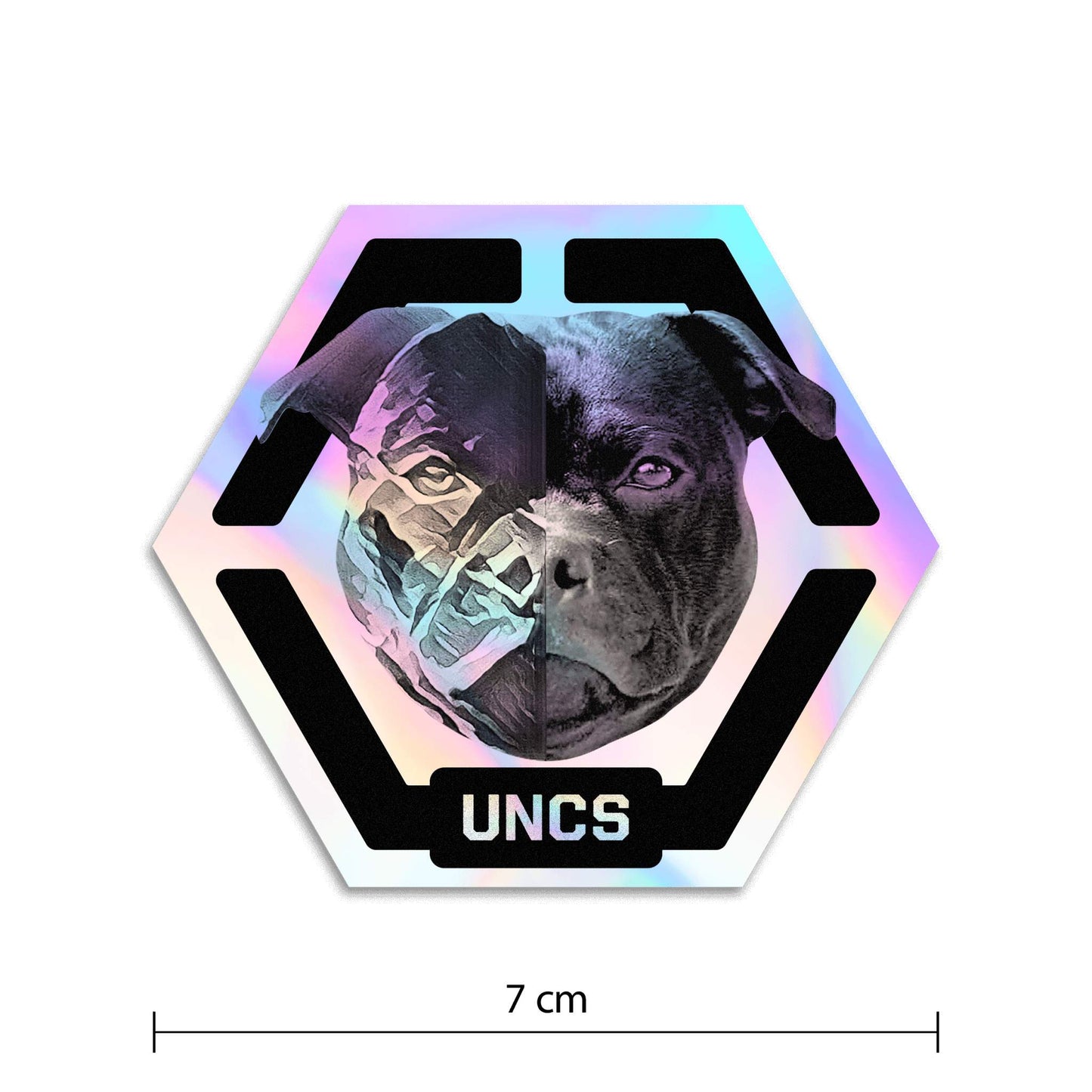 STAFFBULL Sticker HOLOGRAPHIC