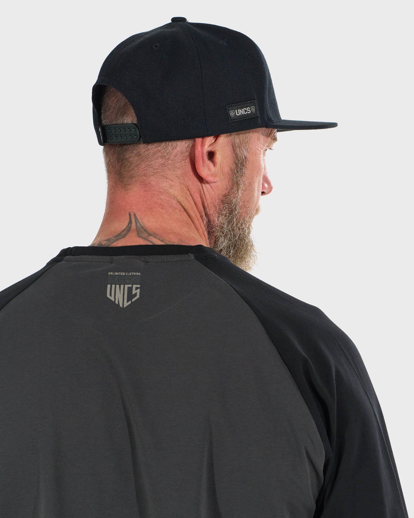 CONNOR II LS Men's T-Shirt GREY/BLACK