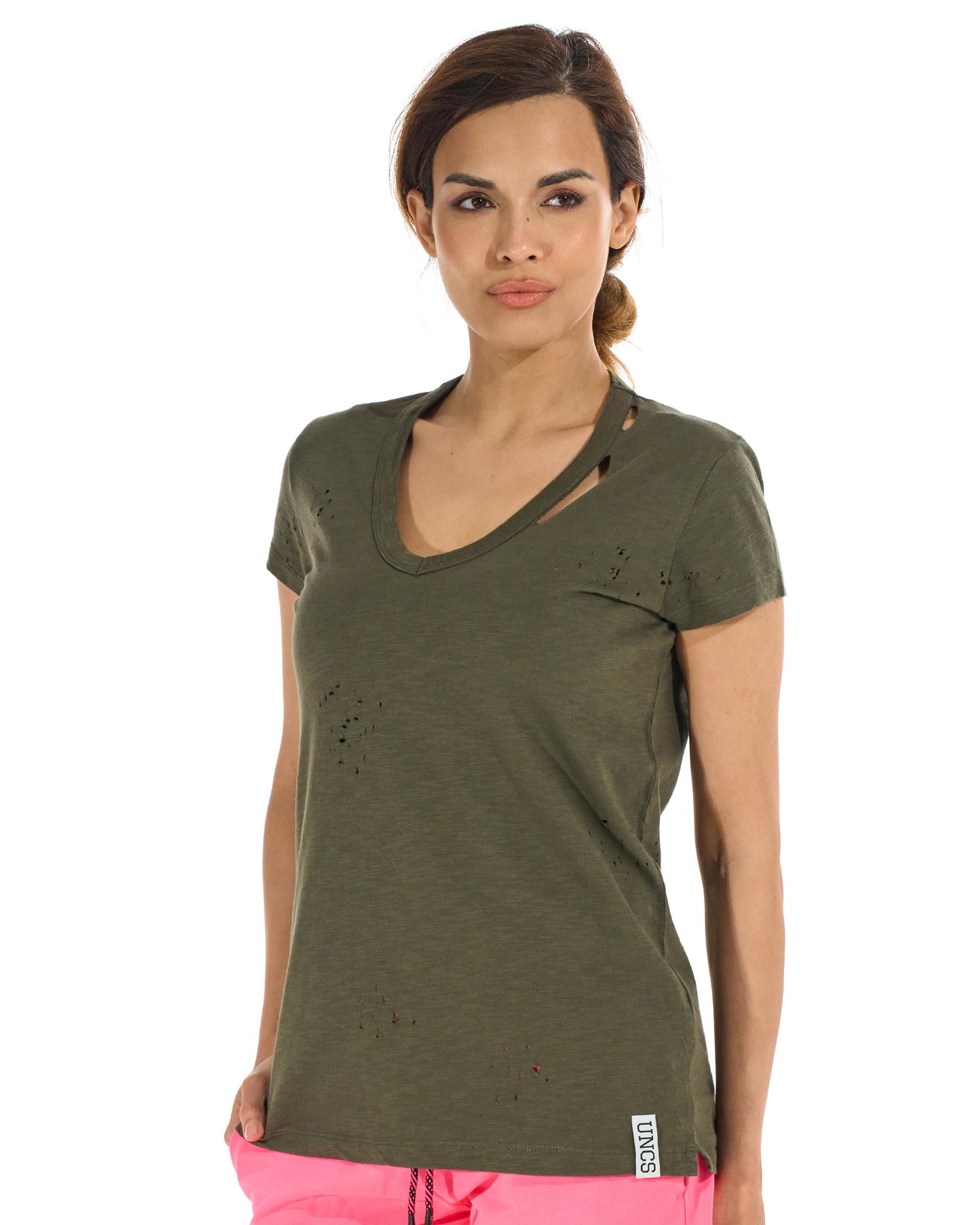 REBEL V Women's T-Shirt KHAKI