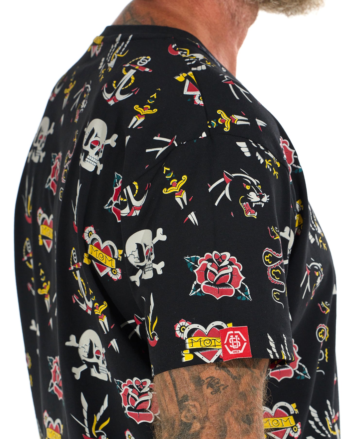 TATTOO Men's T-Shirt BLACK
