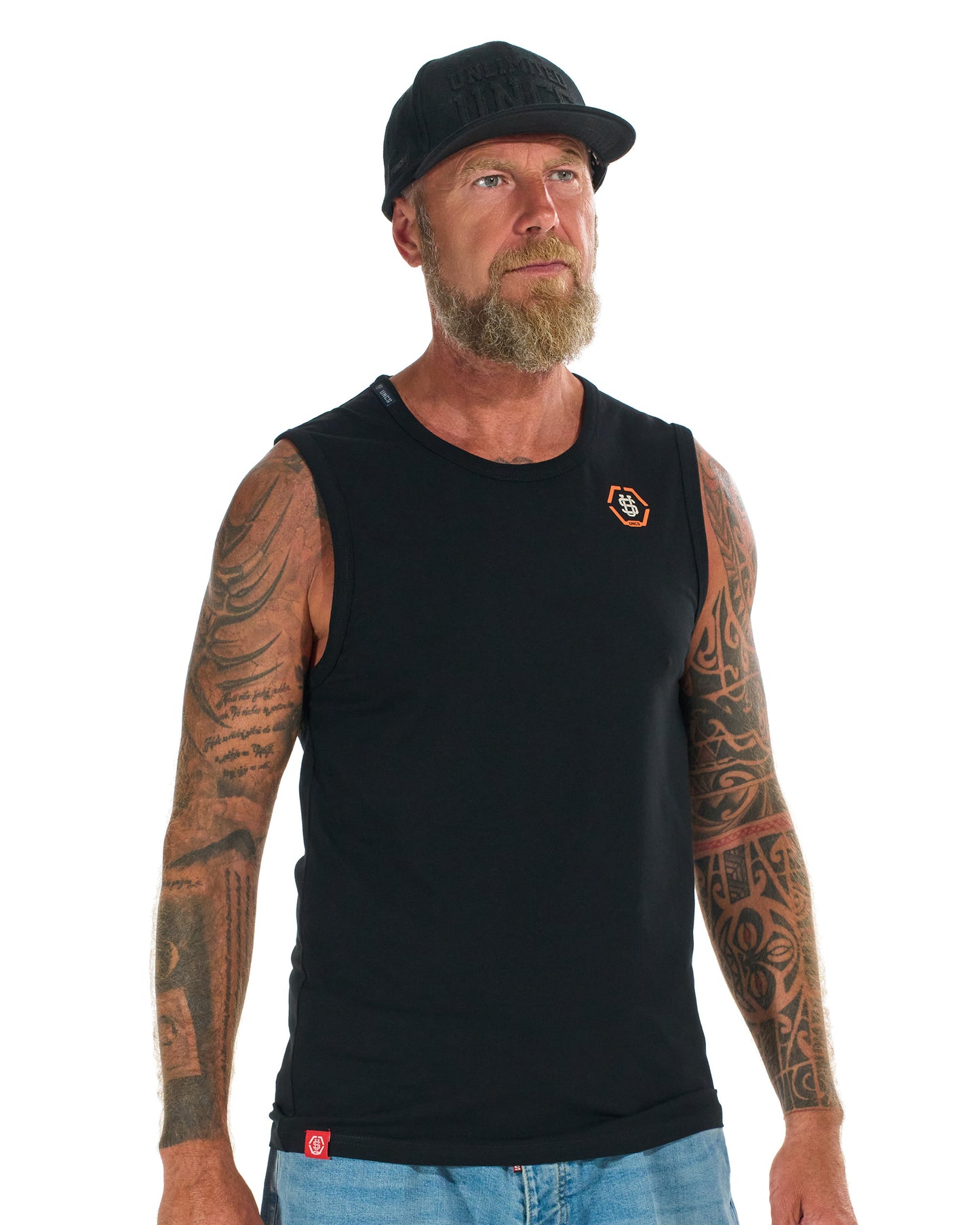 HEXAGON Men's Top BLACK