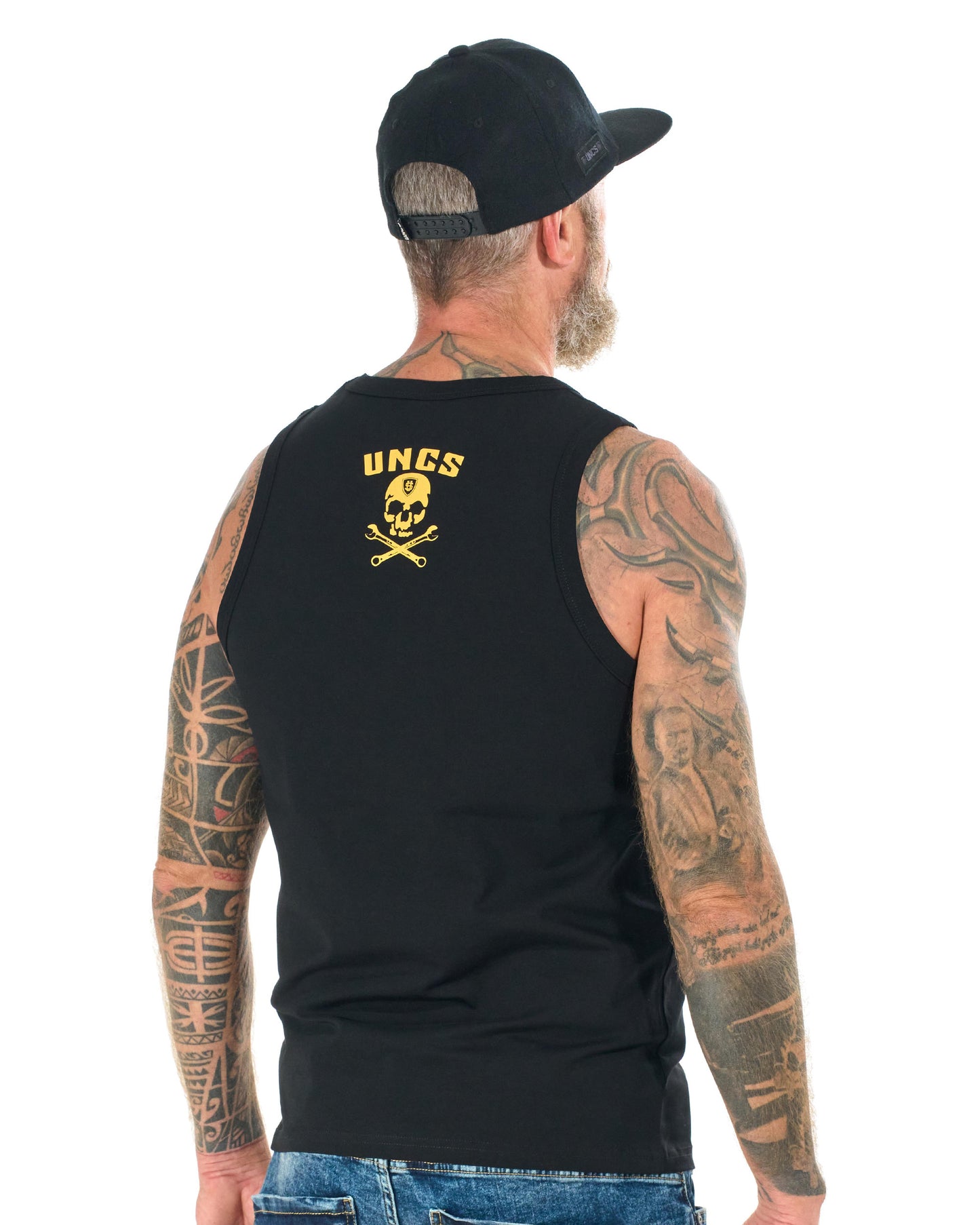 top WRENCH Men's BLACK/YELLOW