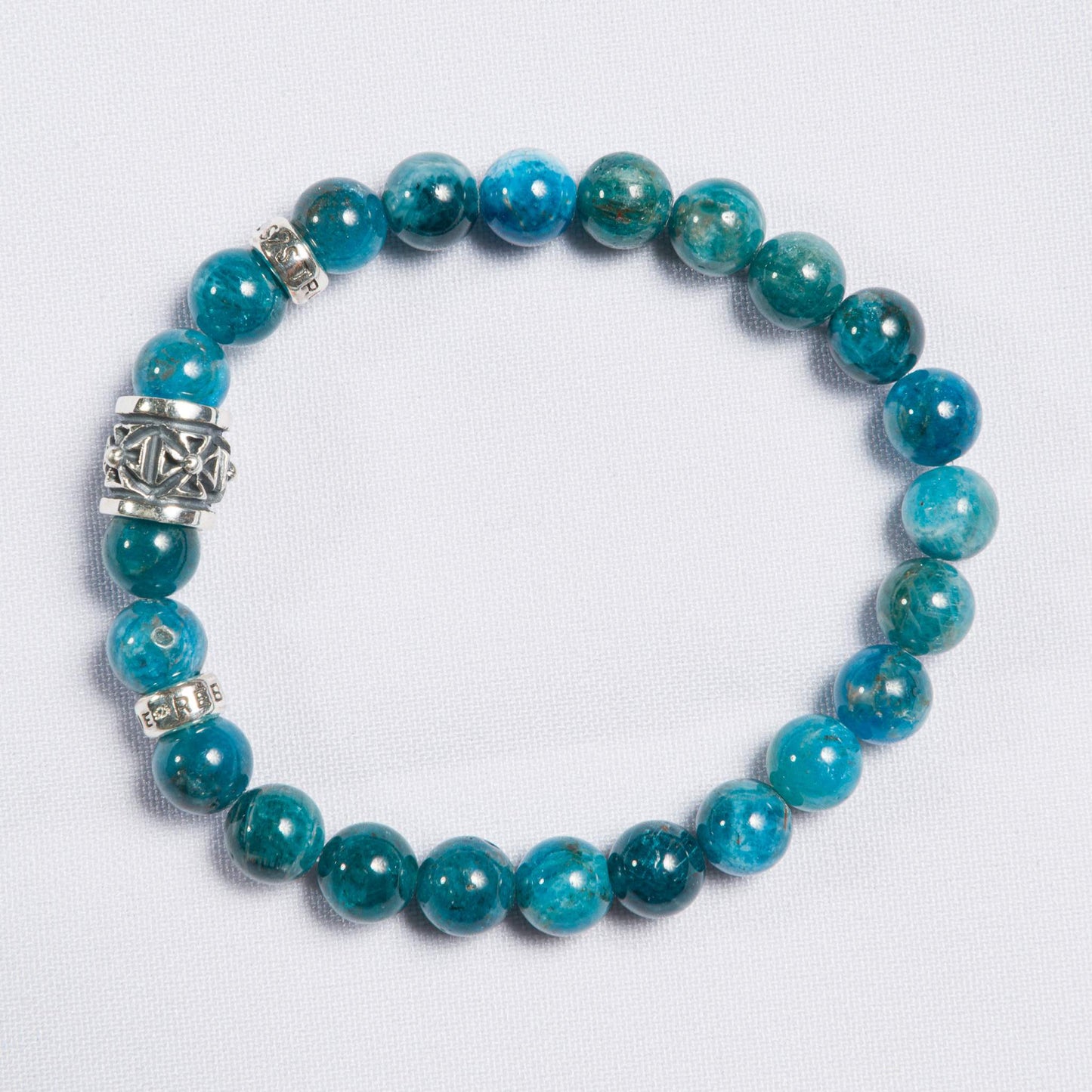 Bracelet Apatite shiny 8 mm