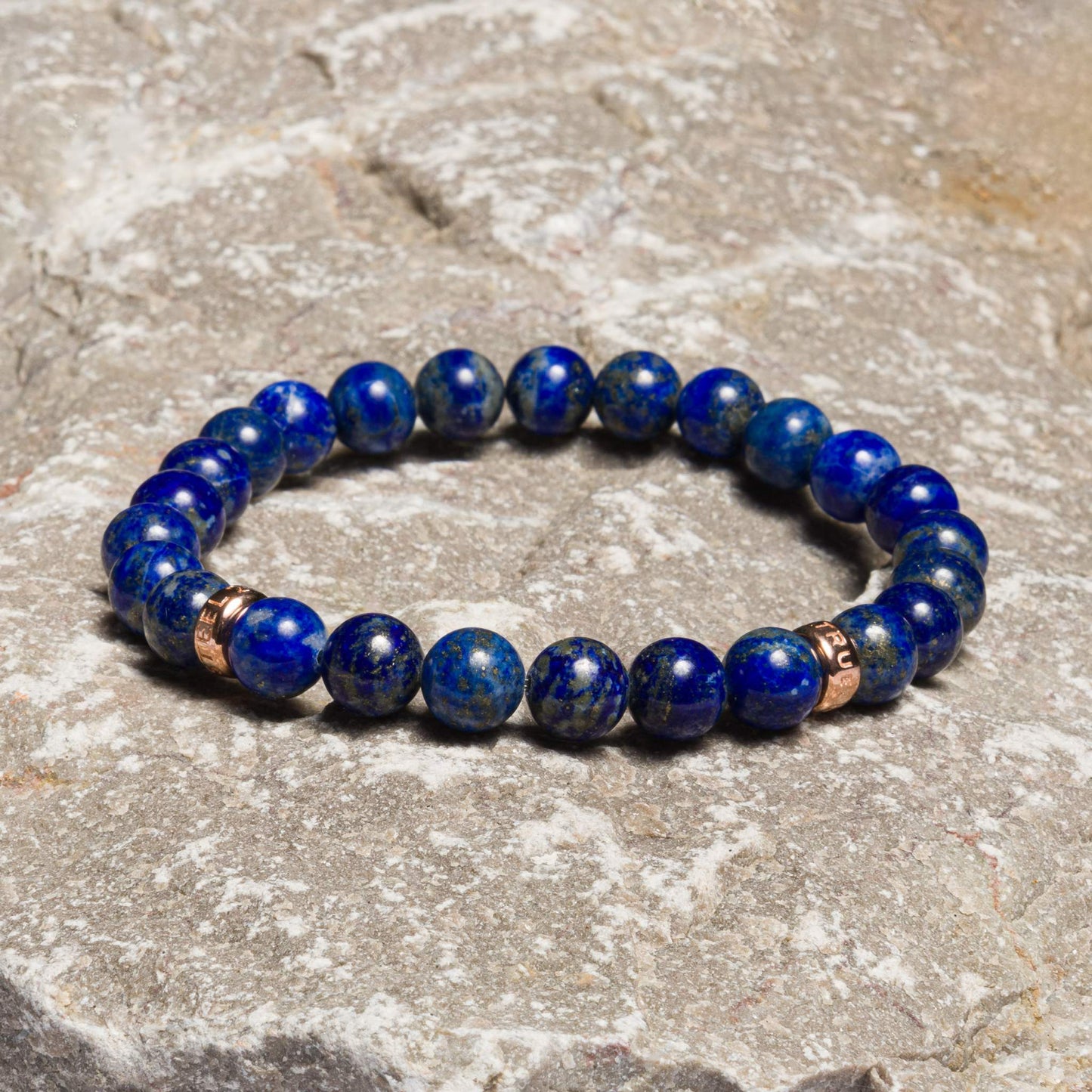 Bracelet Lapis Lazuli shiny 8 mm