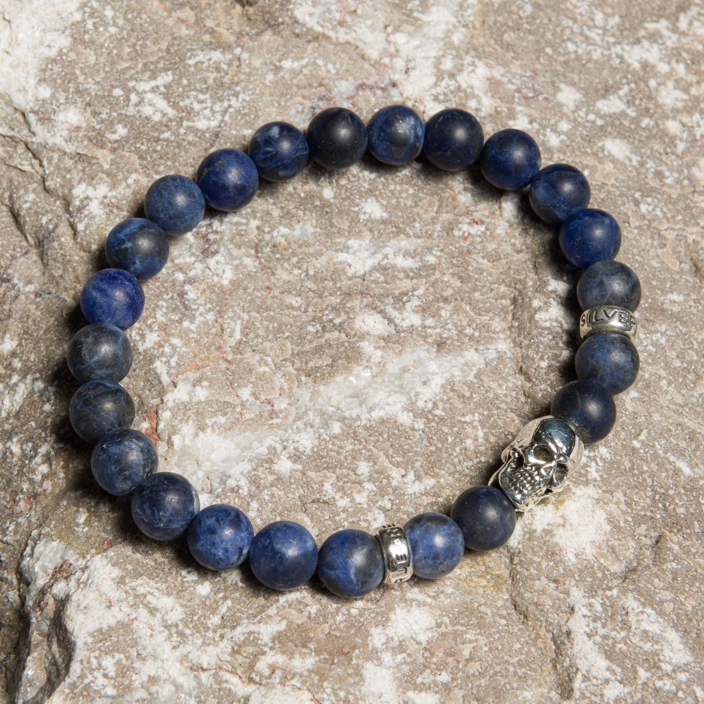 Bracelet matt Sodalite 8 mm