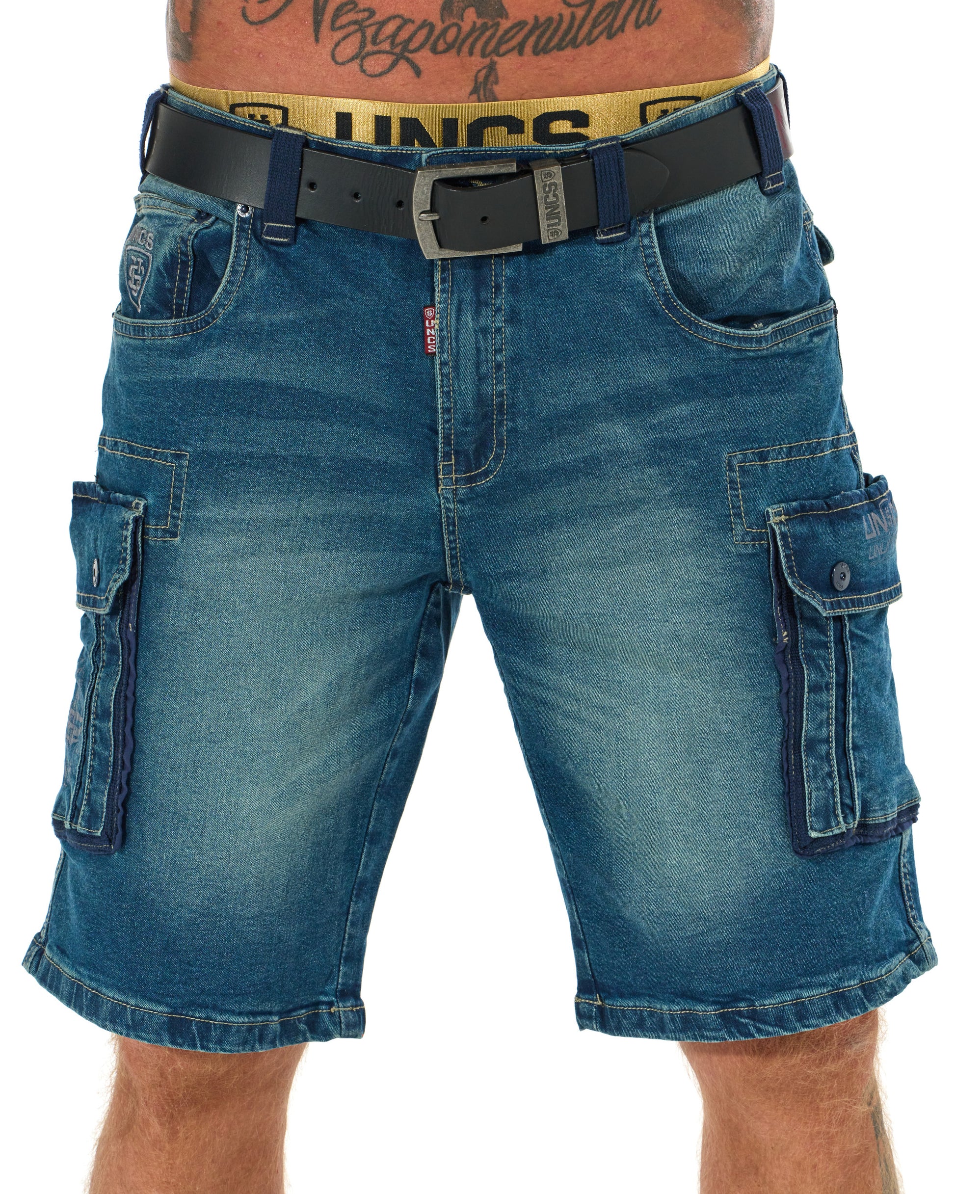 KENNETH Men's Shorts DENIM BLUE