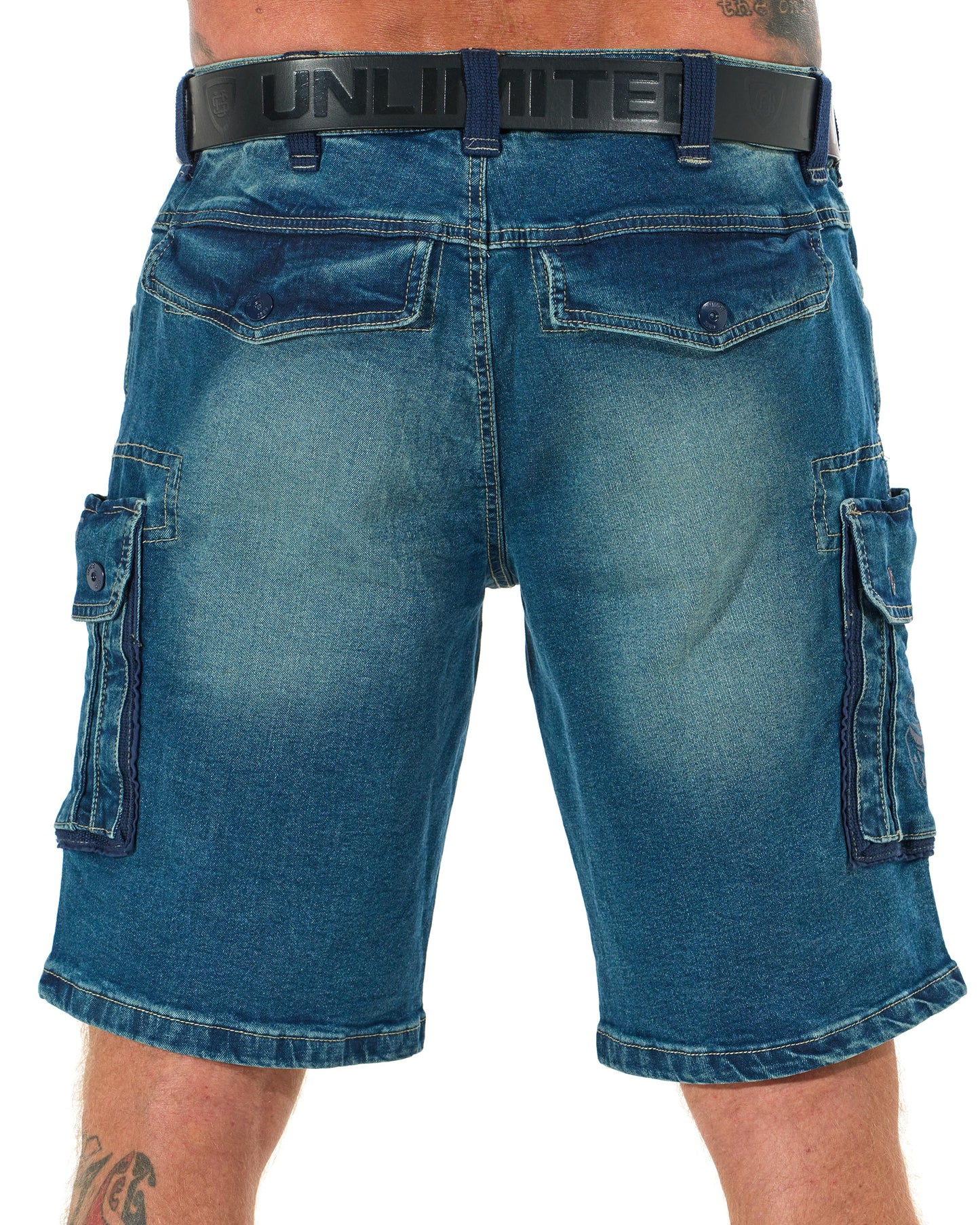 KENNETH Men's Shorts DENIM BLUE