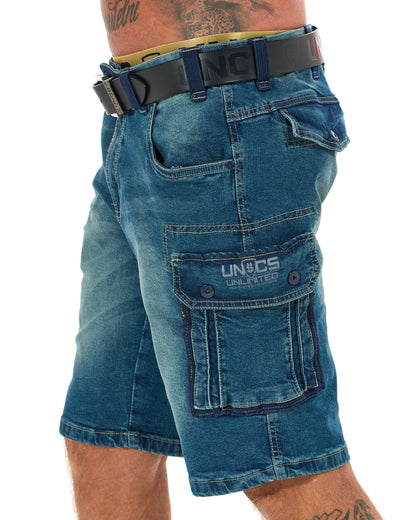 KENNETH Men's Shorts DENIM BLUE