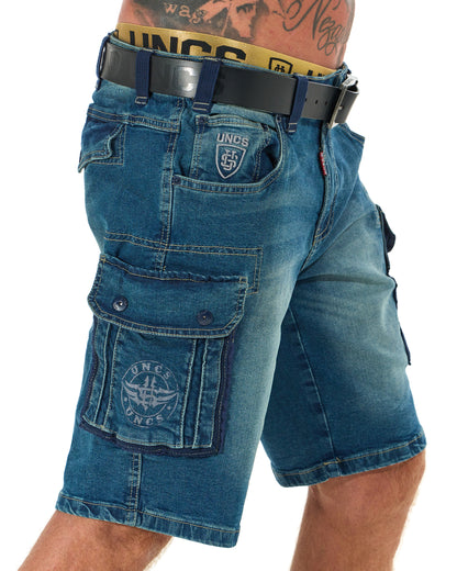 KENNETH Men's Shorts DENIM BLUE