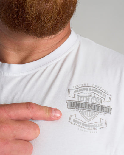 VINTAGE VIII Men's T-Shirt WHITE