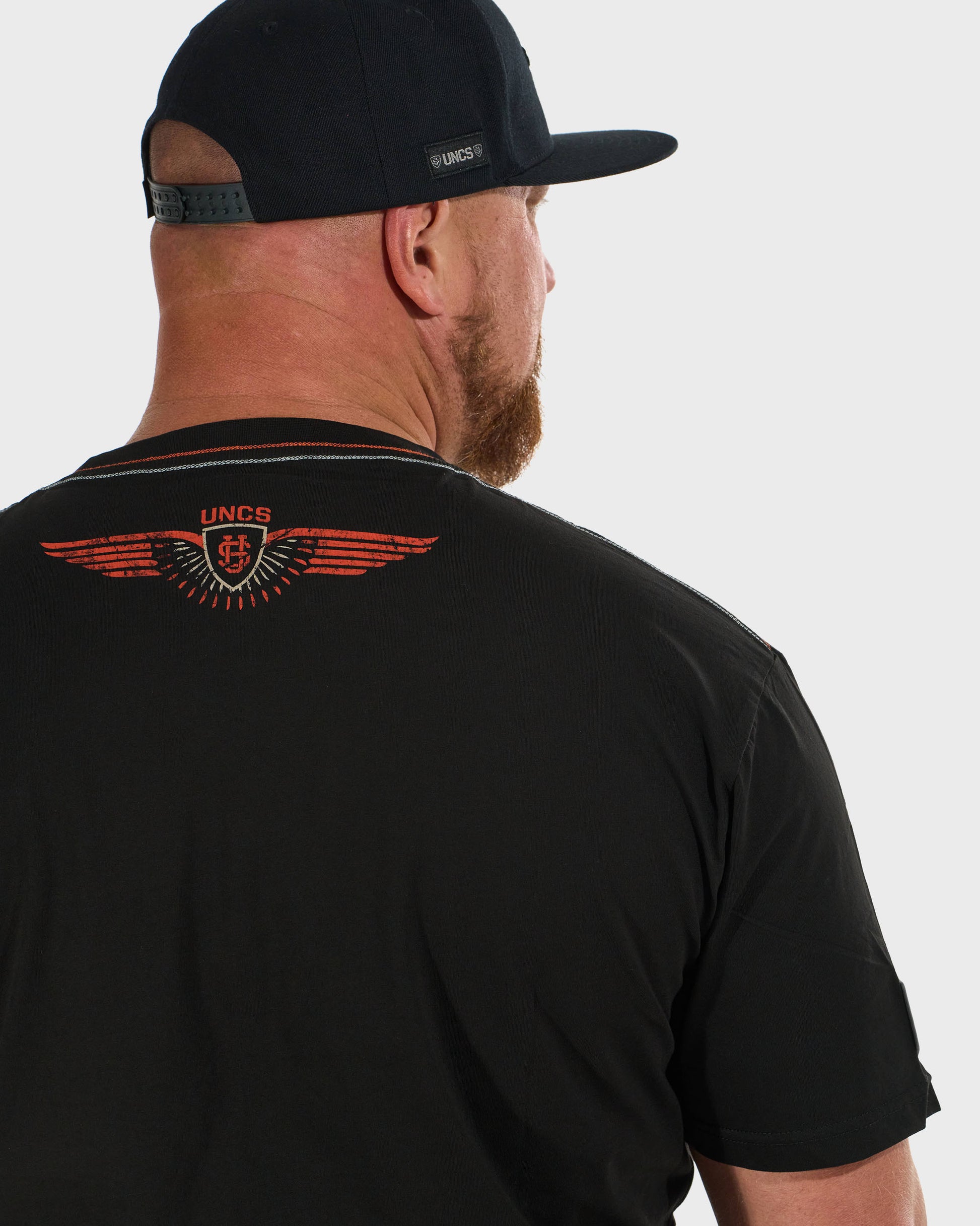 STORM Men's T-Shirt BLACK/ORANGE