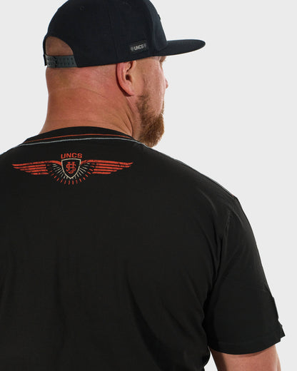 STORM Men's T-Shirt BLACK/ORANGE