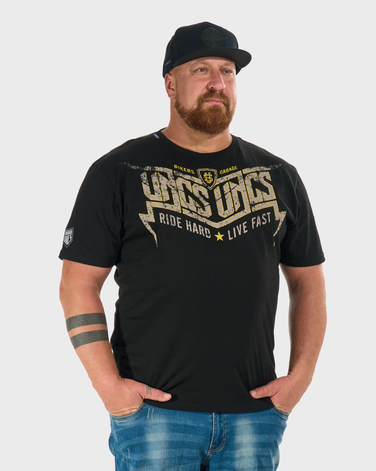 STORM Men's T-Shirt BLACK/YELLOW