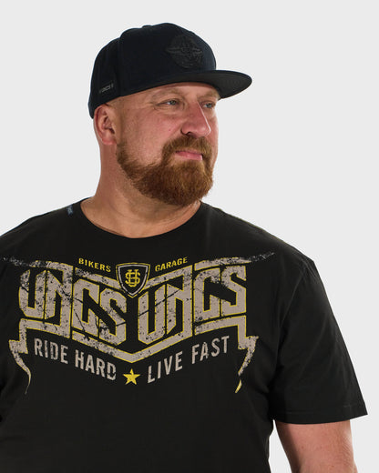 STORM Men's T-Shirt BLACK/YELLOW