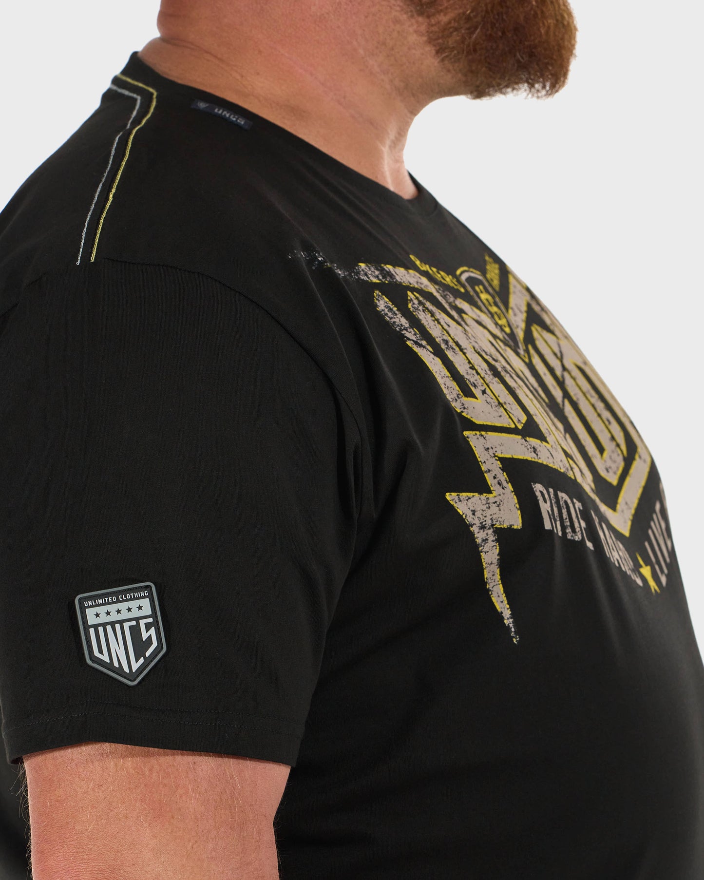 STORM Men's T-Shirt BLACK/YELLOW