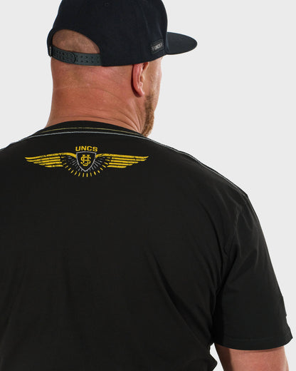 STORM Men's T-Shirt BLACK/YELLOW