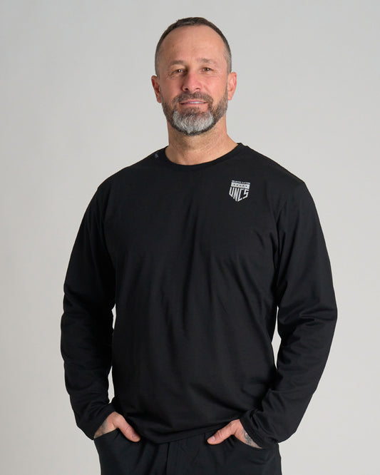 WALT LS BLACK Men's T-Shirt BLACK