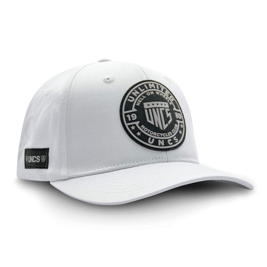 Full Back Cap in White from UNCS