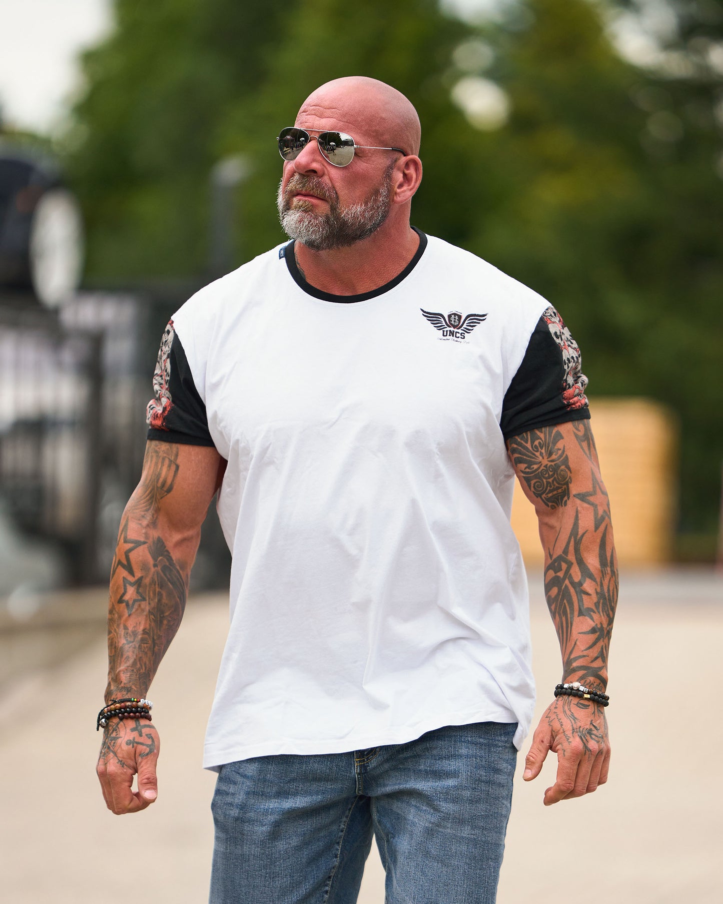 MALLORY IV Men's T-Shirt WHITE