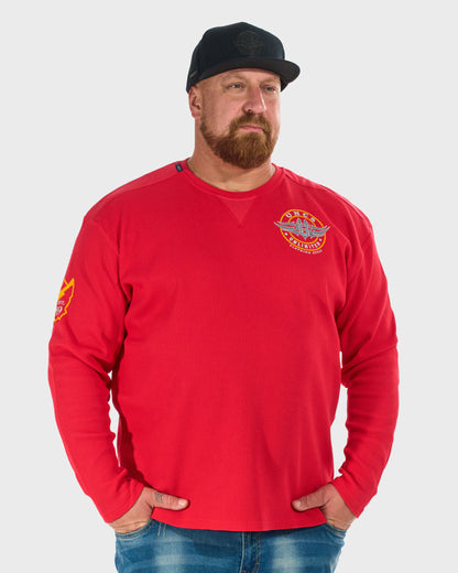 BROOKS III LS Men's T-Shirt RED