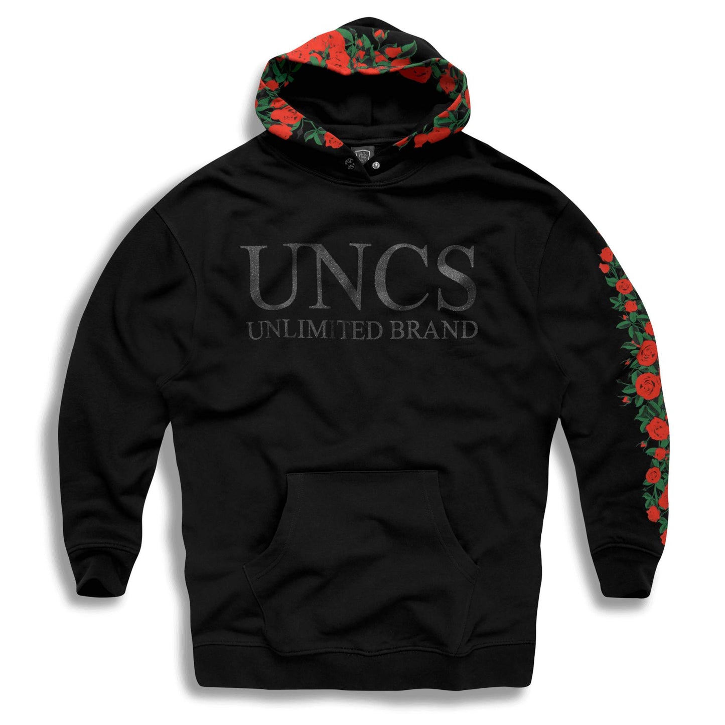 Black oversize hoodie from UNCS