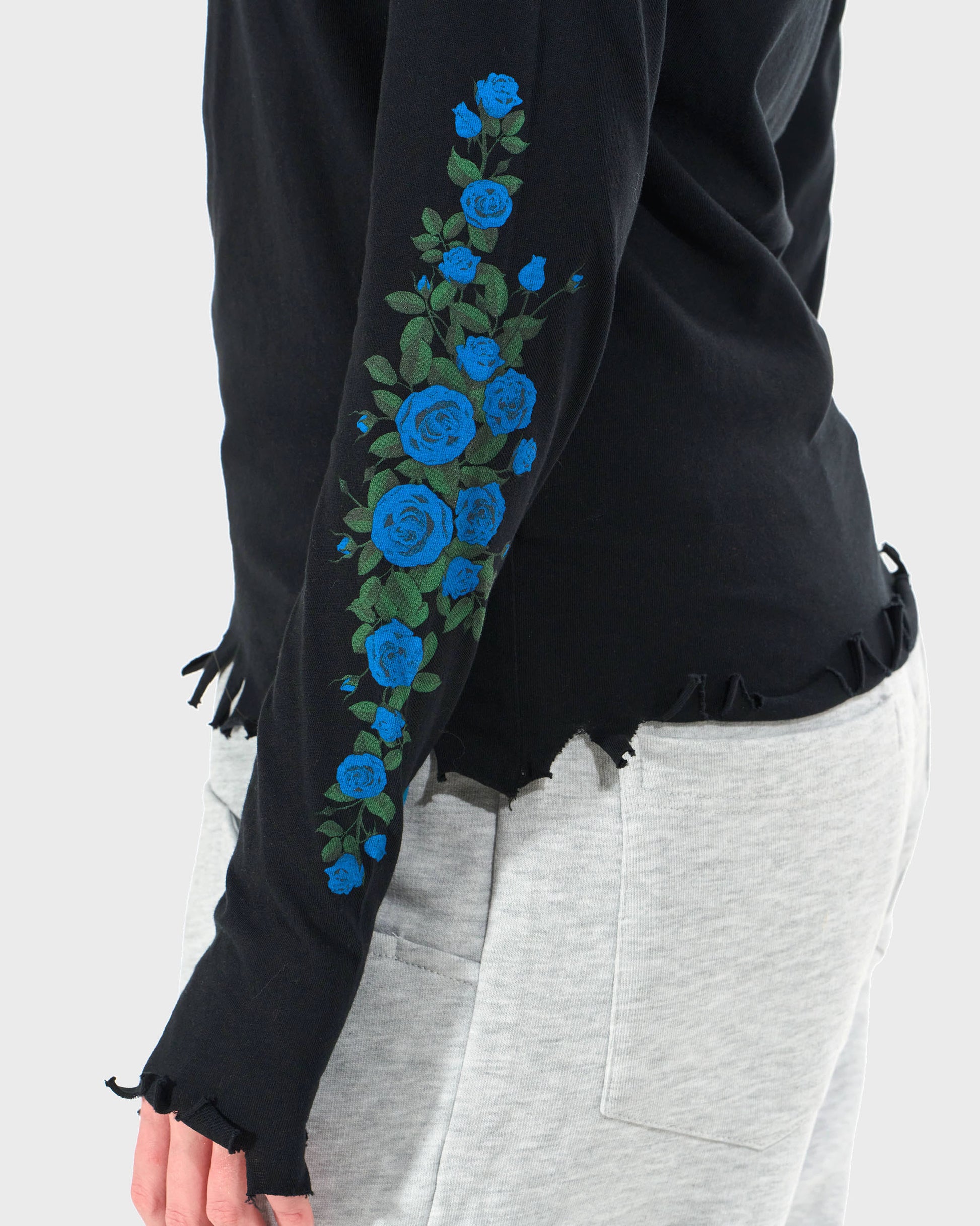 CLAUDIE LS BLACK Women's T-shirt BLACK