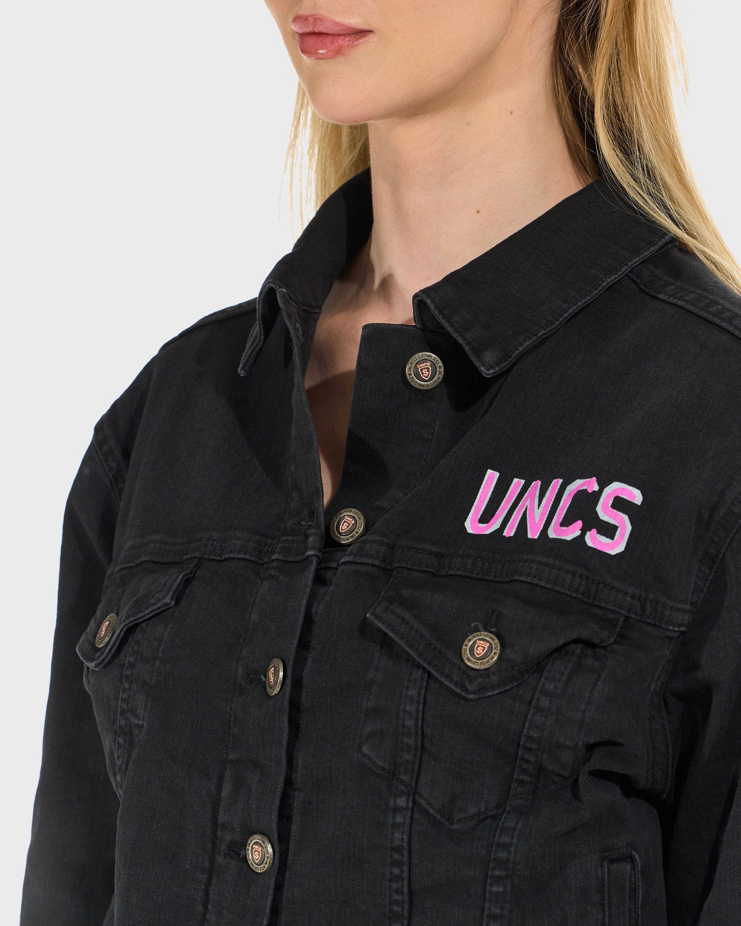 CYNTHIA Women's jacket BLACK DENIM
