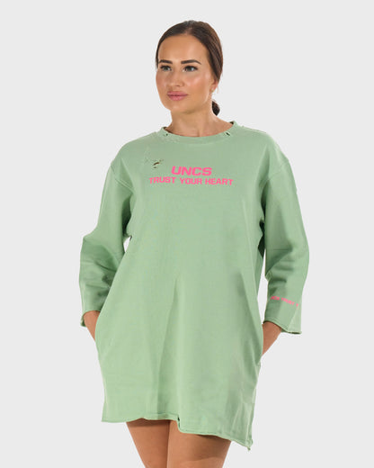 POMPONIE Women's Dress PISTACHIO