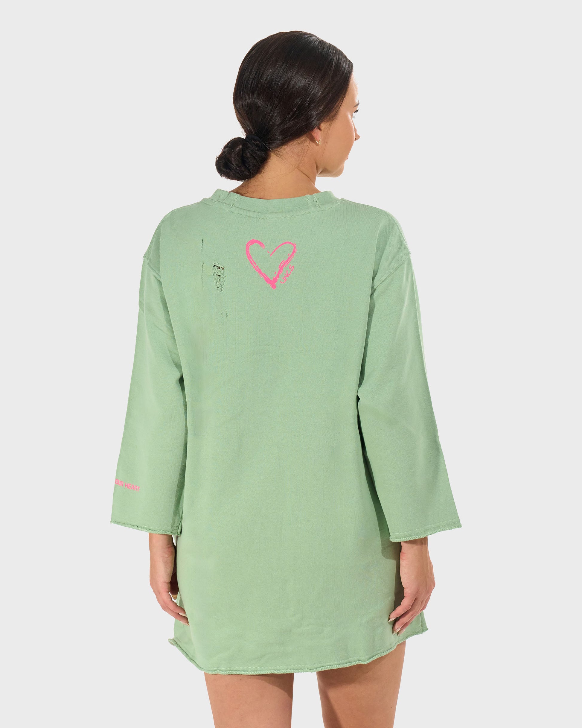 POMPONIE Women's Dress PISTACHIO