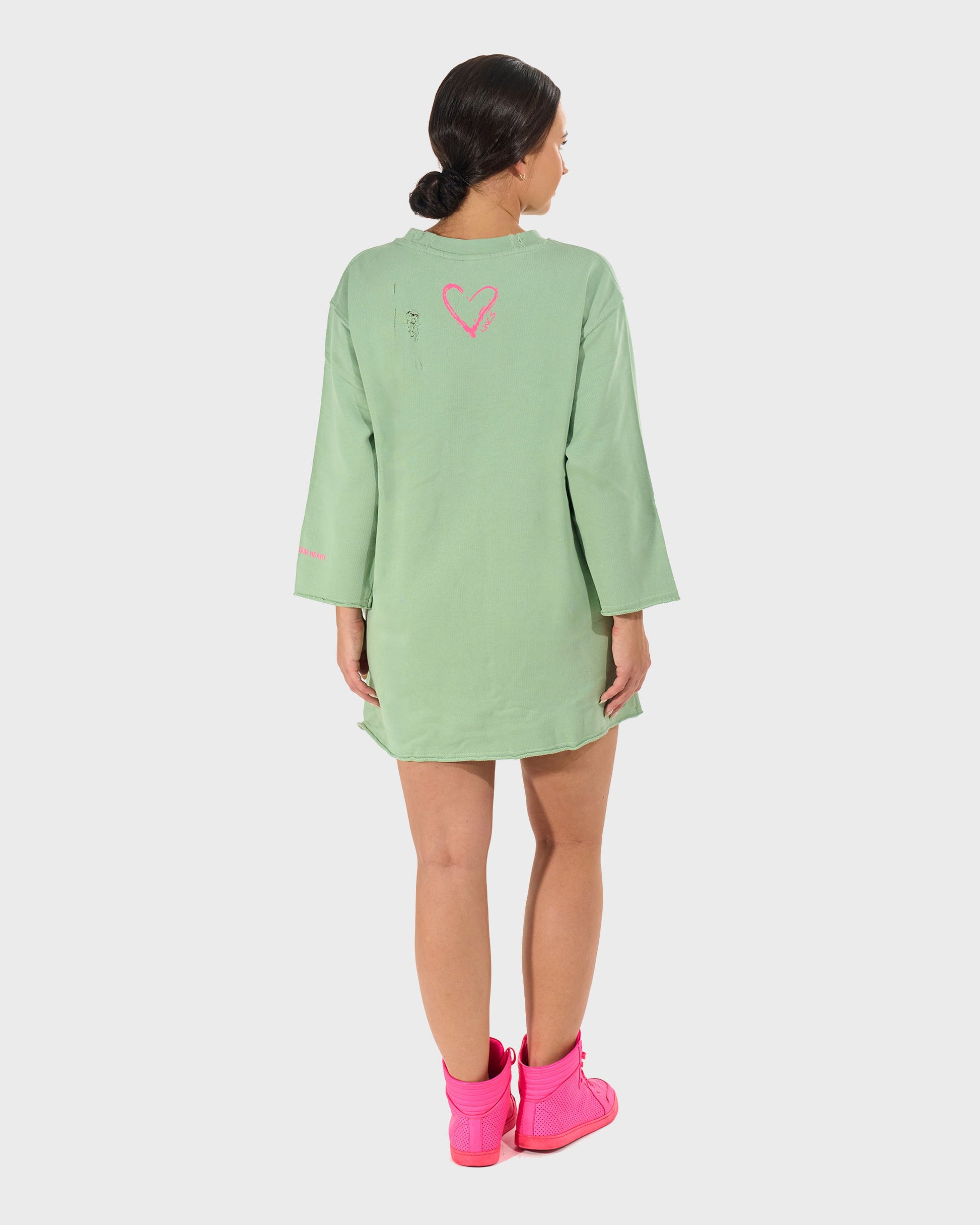 POMPONIE Women's Dress PISTACHIO