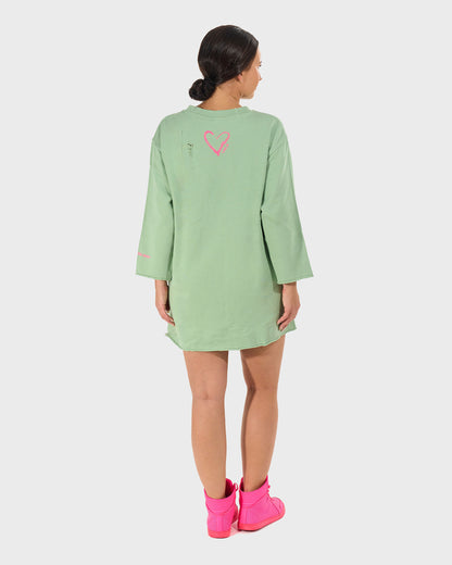 POMPONIE Women's Dress PISTACHIO