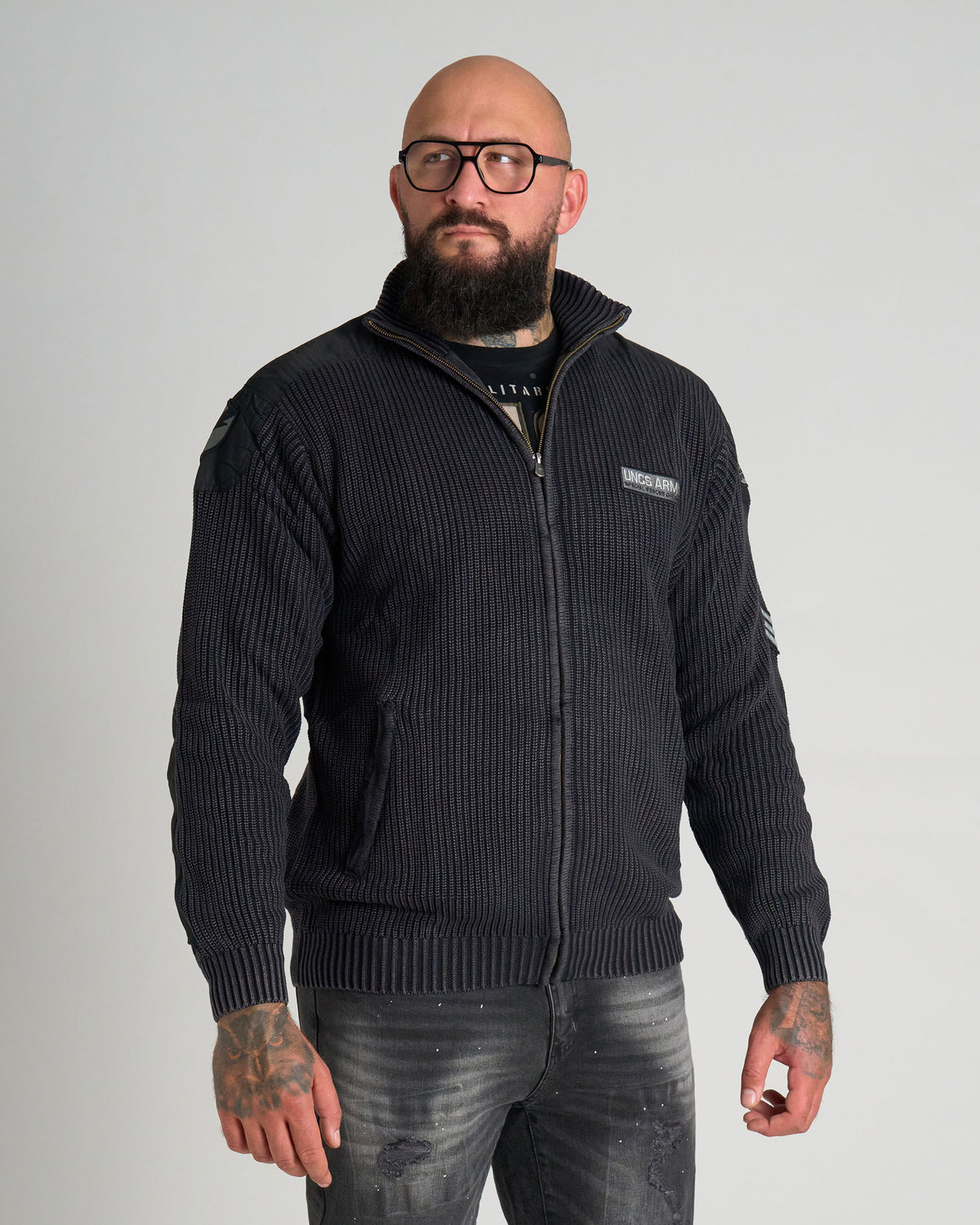 DENZEL Men's Pullover BLACK