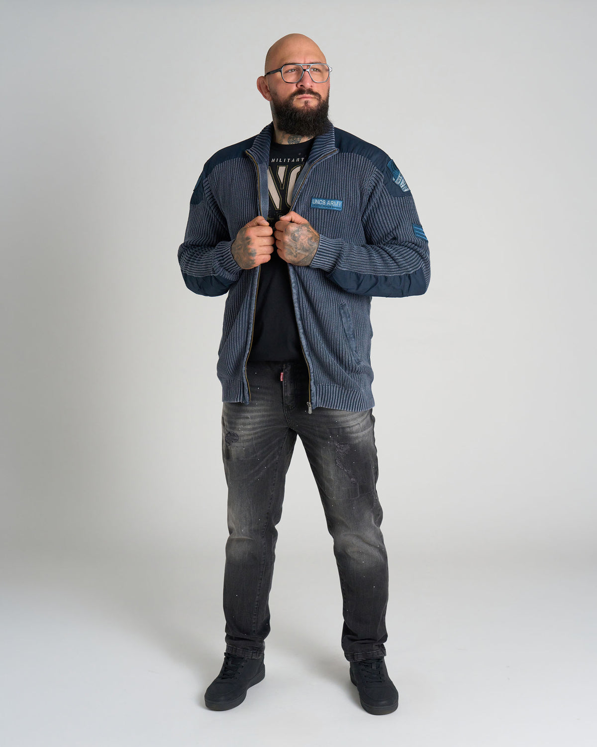 DENZEL Men's Pullover NAVY