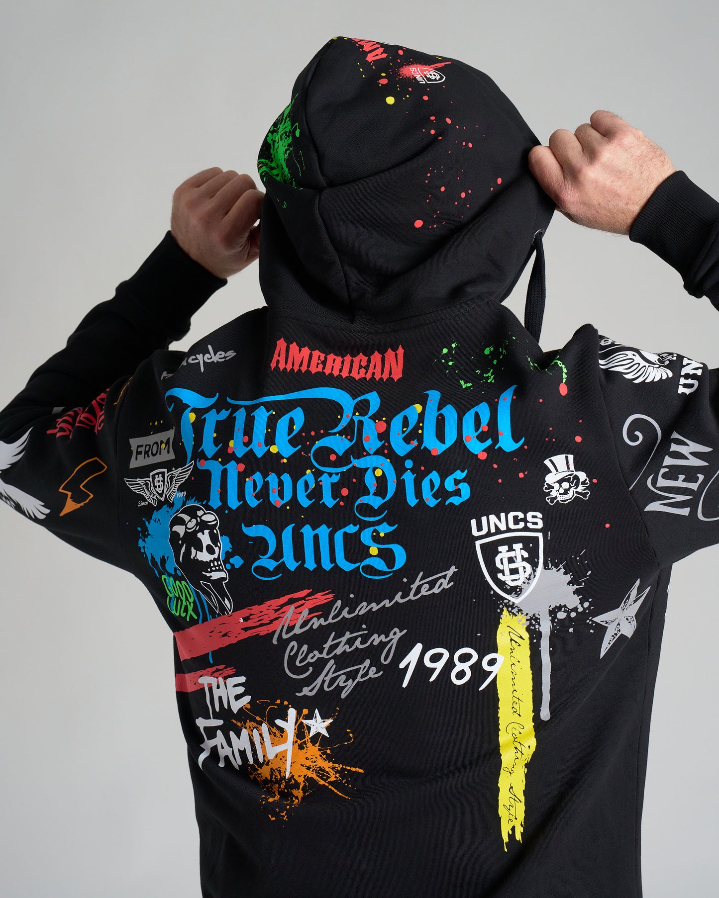 FREEDOM Men's Sweatshirt BLACK