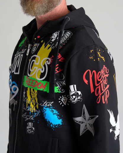 FREEDOM Men's Sweatshirt BLACK