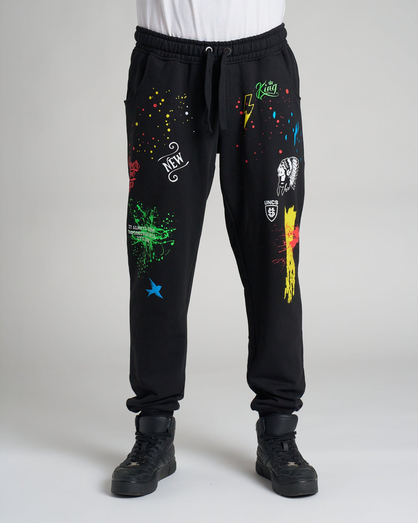 FREEDOM Men's Sweatpants BLACK