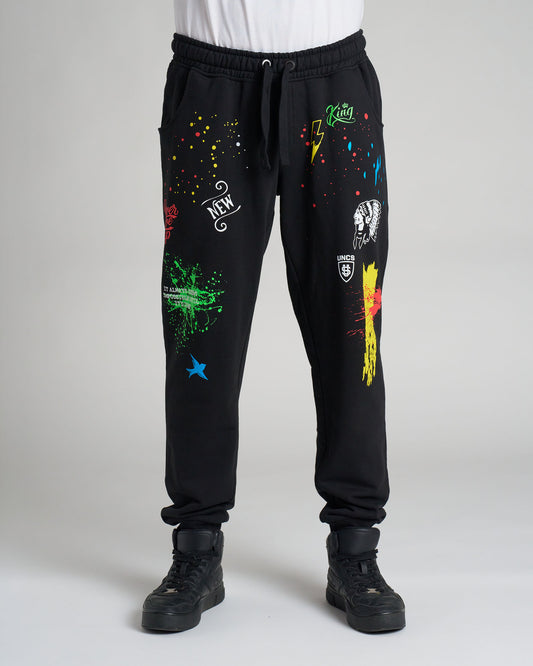 FREEDOM Men's Sweatpants BLACK