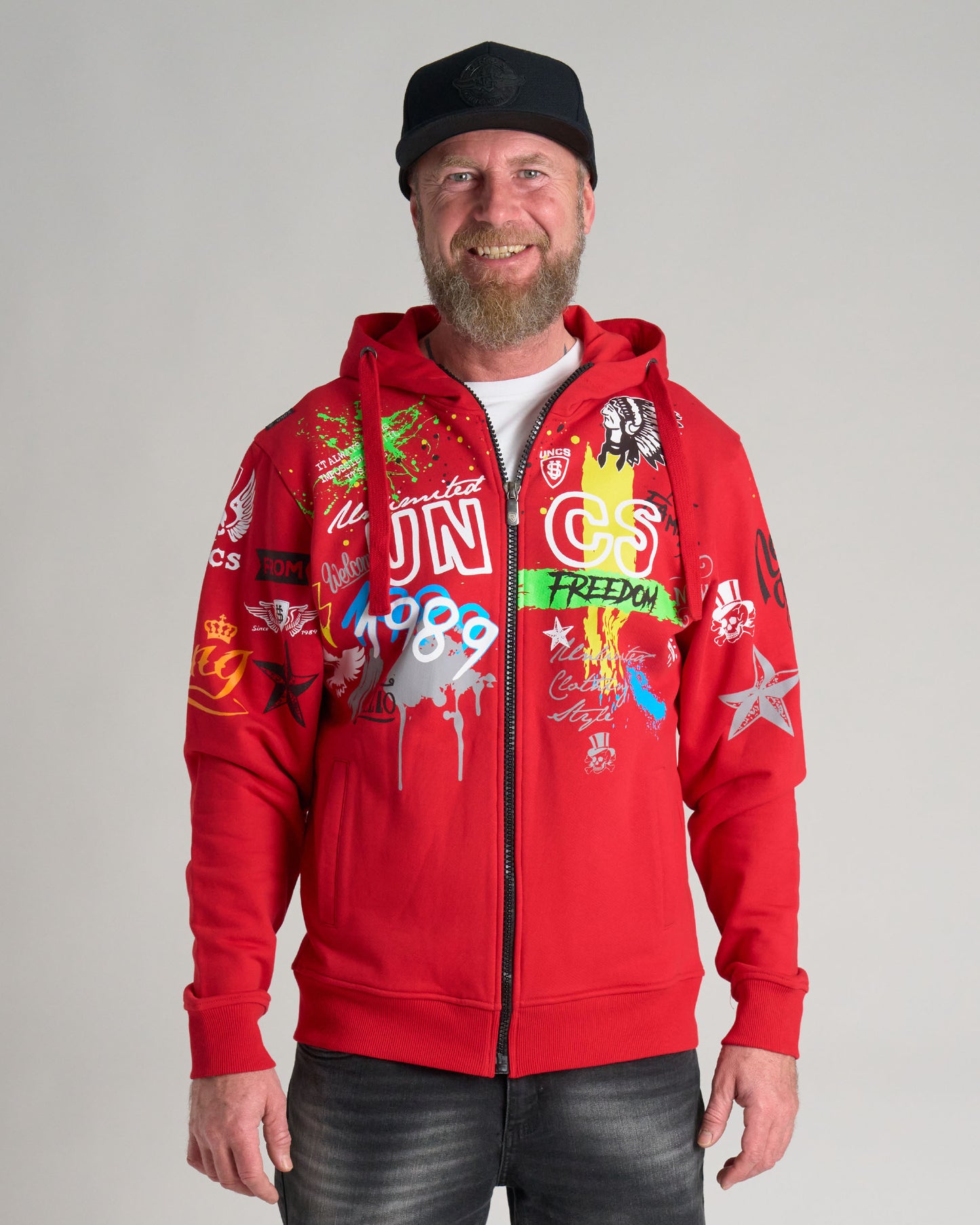 FREEDOM Men's Sweatshirt RED