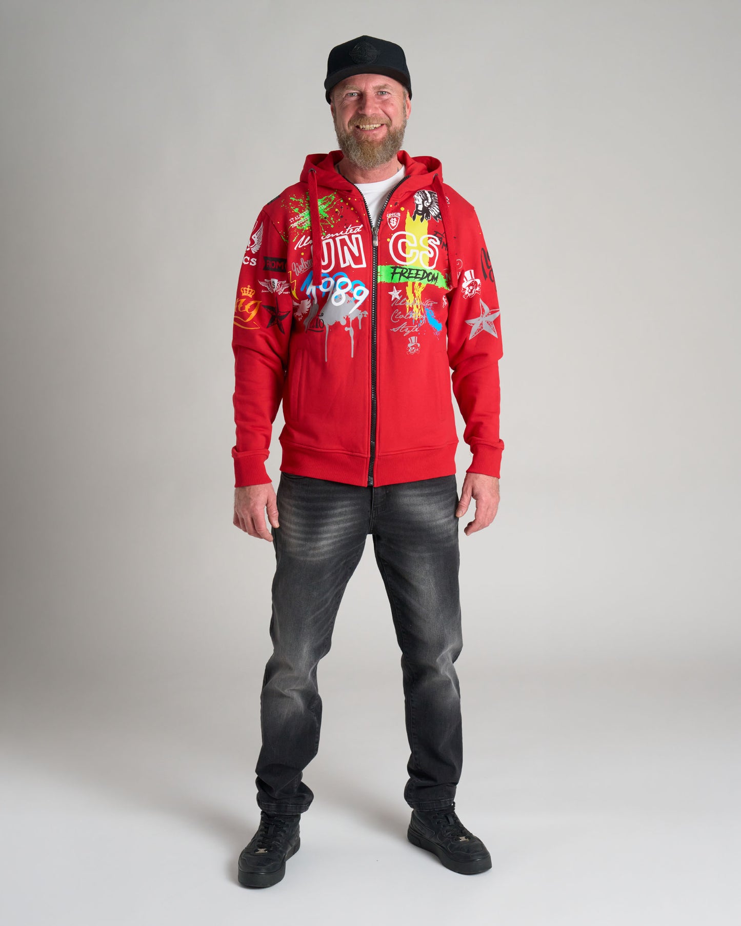 FREEDOM Men's Sweatshirt RED