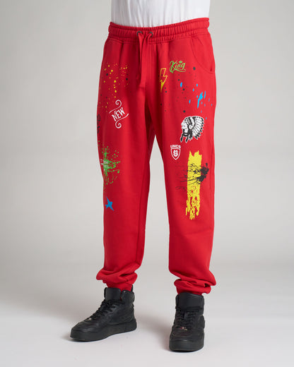 FREEDOM Men's Sweatpants RED