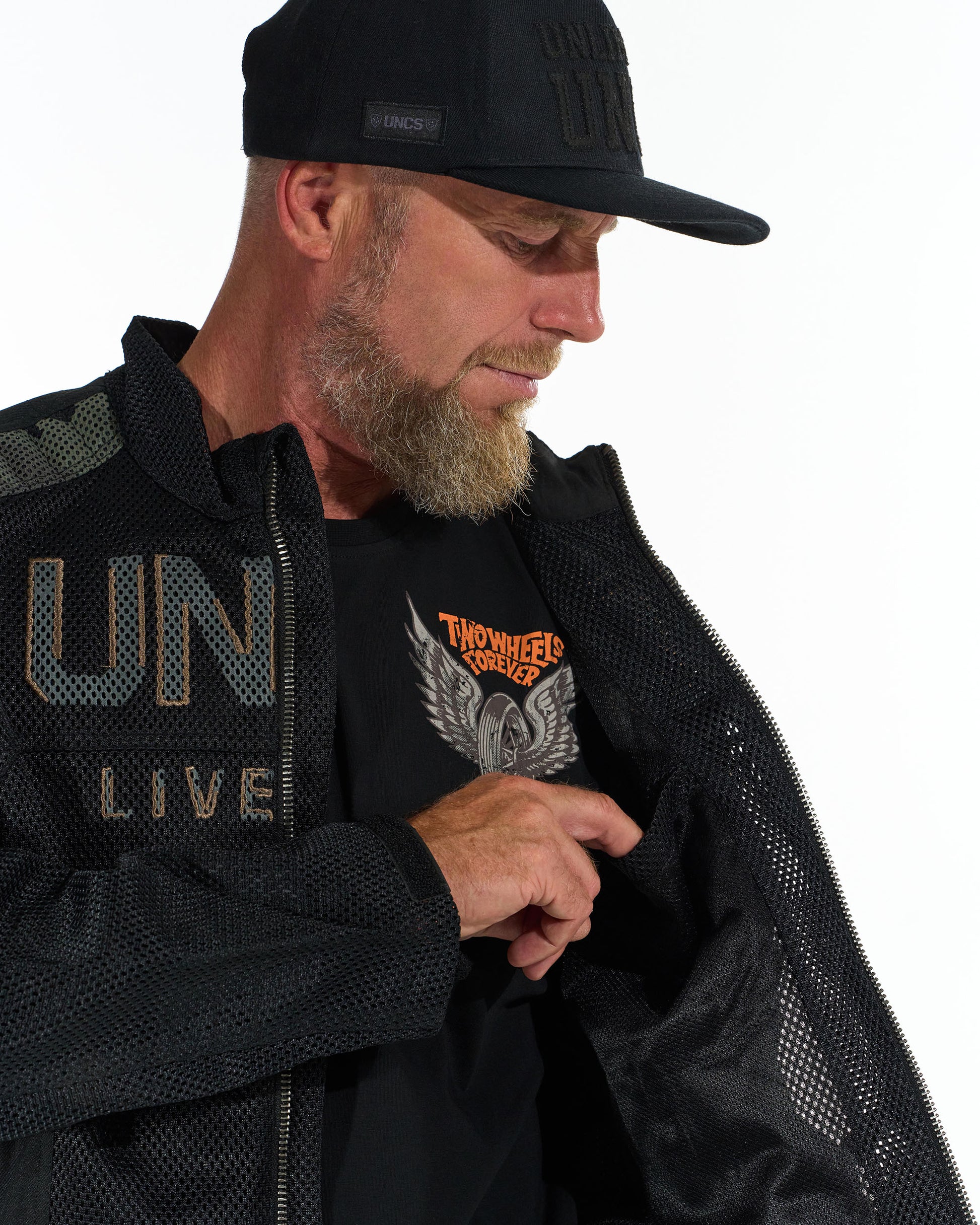 MOTORCYCLE (without print) Men's Jacket BLACK