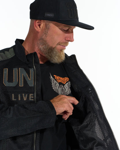 MOTORCYCLE (without print) Men's Jacket BLACK