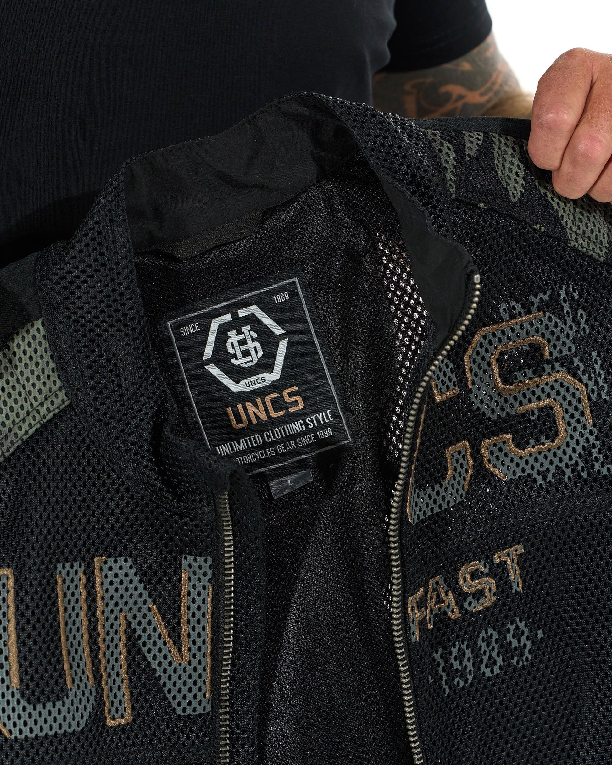 MOTORCYCLE (without print) Men's Jacket BLACK