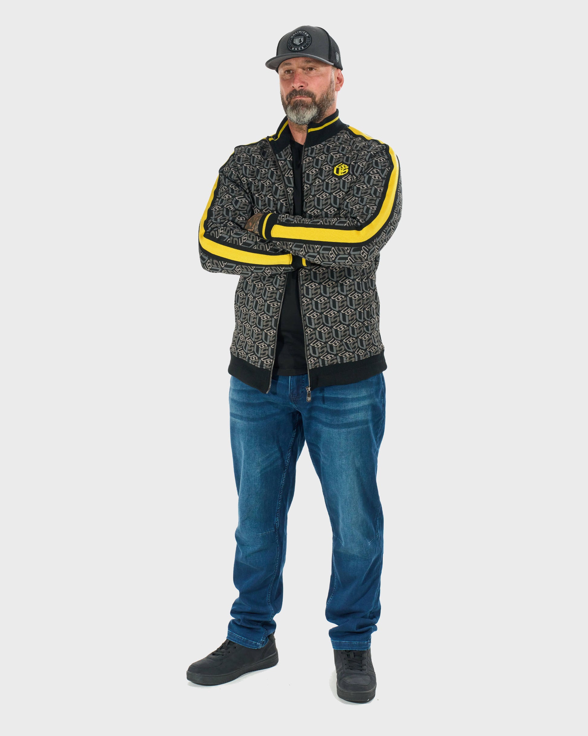 COLIN Men's Jacket BLACK/YELLOW